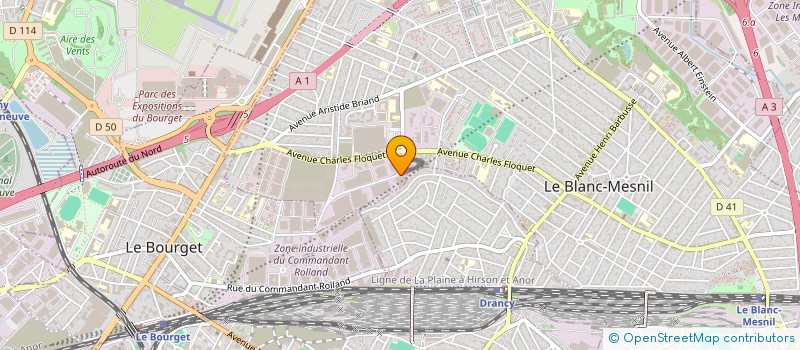 localisation de l'entreprise S MAR à LE BLANC-MESNIL