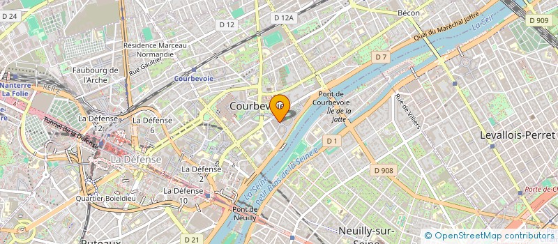 localisation de l'entreprise S.MASCARELLI  COURBEVOIE