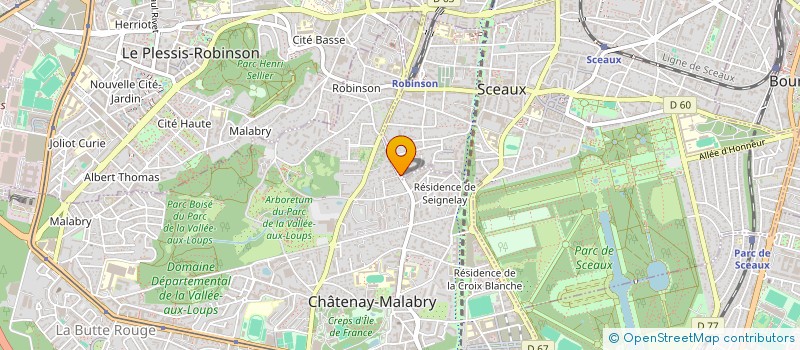 localisation de l'entreprise S-MED  SCEAUX