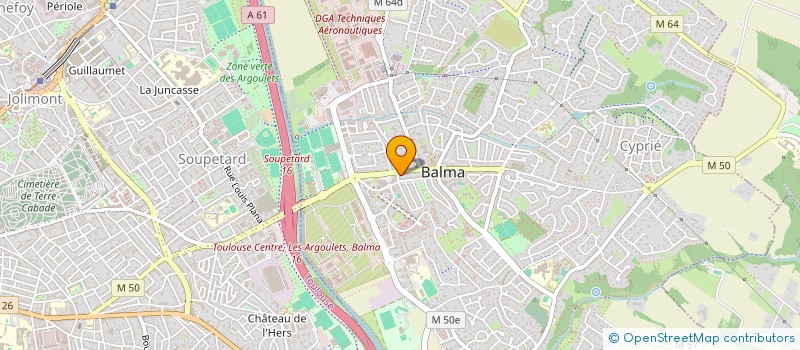 localisation de l'entreprise S. MERIC à BALMA