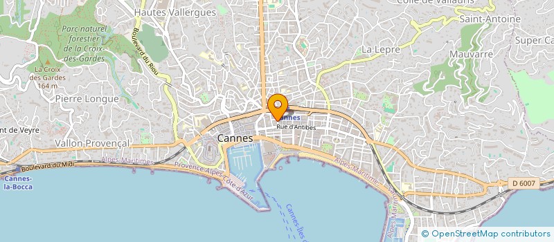 localisation de l'entreprise S. MEYER ET FILS à CANNES