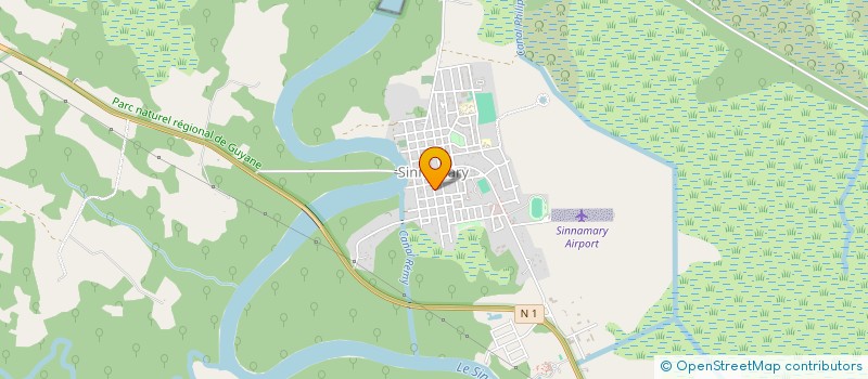 localisation de l'entreprise S'MOOV  SINNAMARY