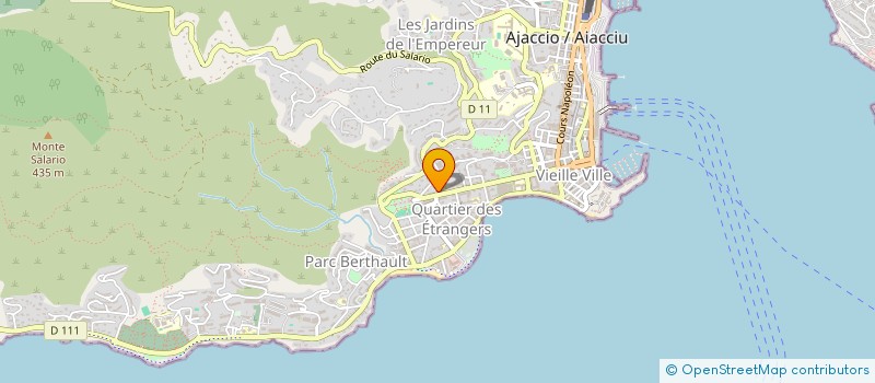 localisation de l'entreprise S&MP CREATEURS à AJACCIO