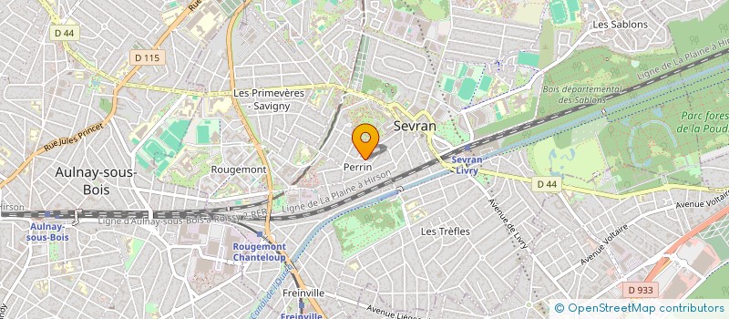 localisation de l'entreprise S.N à SEVRAN