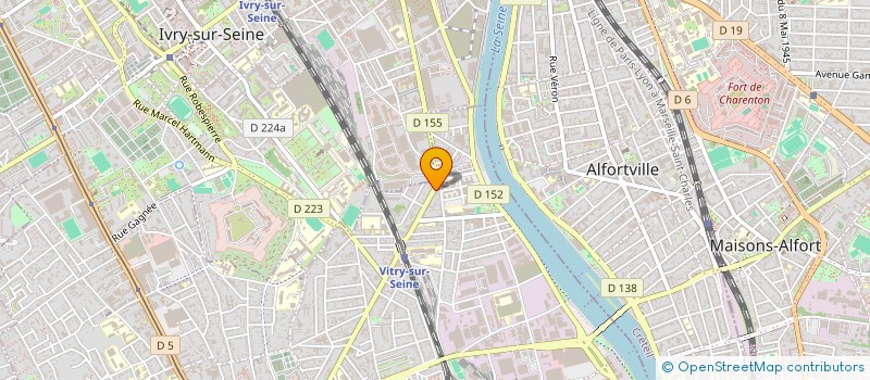 localisation de l'entreprise S&N  VITRY-SUR-SEINE