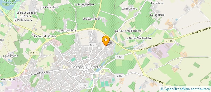 localisation de l'entreprise S.N.A.2 à LE LOROUX-BOTTEREAU