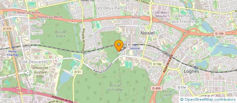 localisation de l'entreprise S.N.A. à NOISIEL