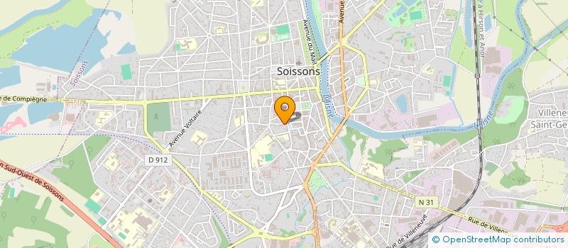 localisation de l'entreprise S.N.A.C à SOISSONS