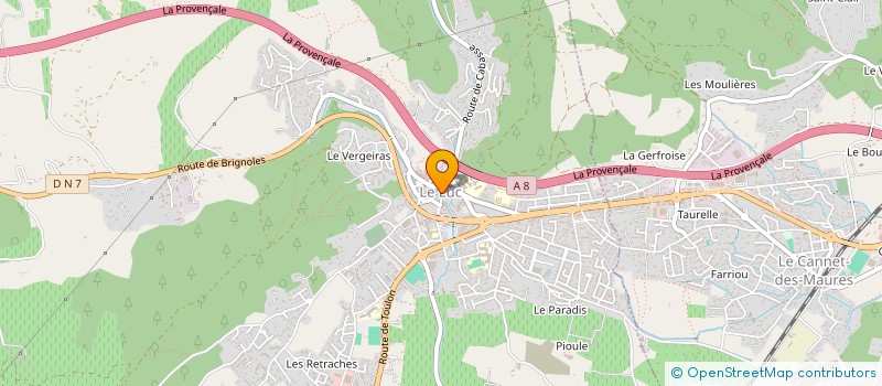 localisation de l'entreprise S N A D G I CAISSE DE SECOURS à LE LUC