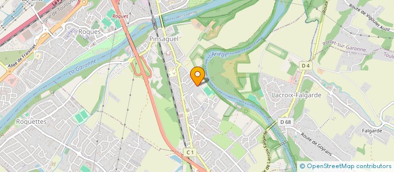 localisation de l'entreprise S.N.A.S.O. à PINSAGUEL