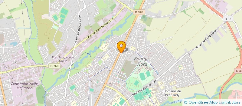 localisation de l'entreprise S.N.A.V. à BOURGES