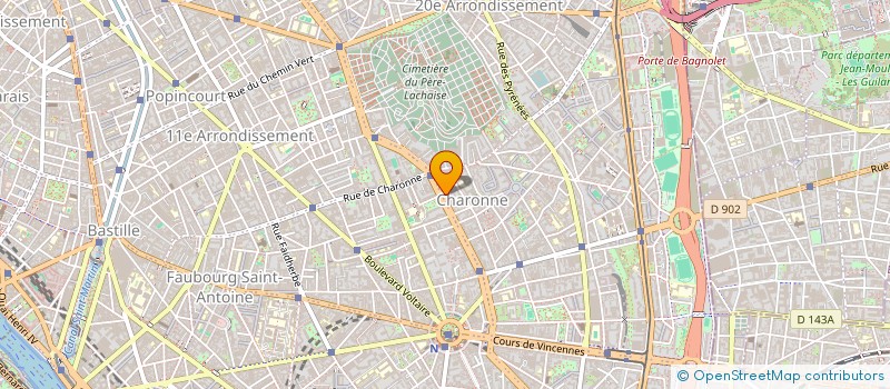 localisation de l'entreprise S+N ARCHITECTURE  PARIS