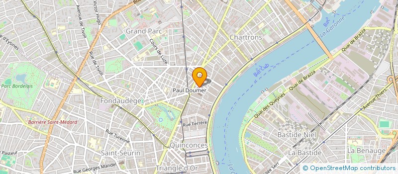 localisation de l'entreprise S N B à BORDEAUX