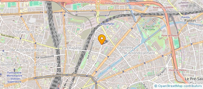 localisation de l'entreprise S.N.B.  PARIS