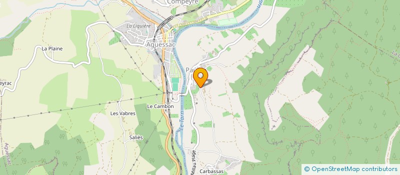 localisation de l'entreprise S.N.B.  PAULHE