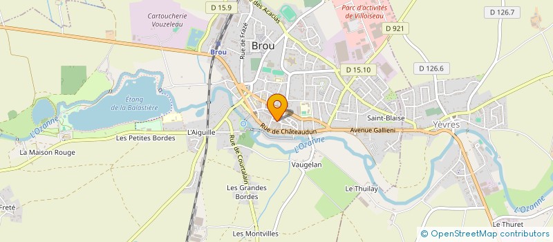 localisation de l'entreprise S.N.B.C. à BROU
