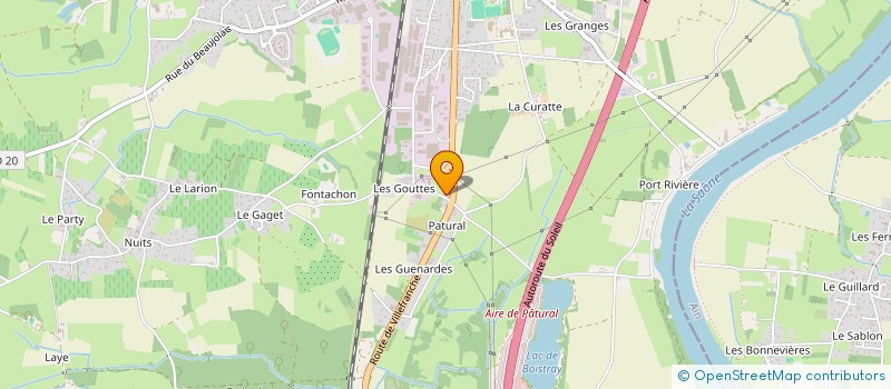 localisation de l'entreprise S N B I à SAINT-GEORGES-DE-RENEINS