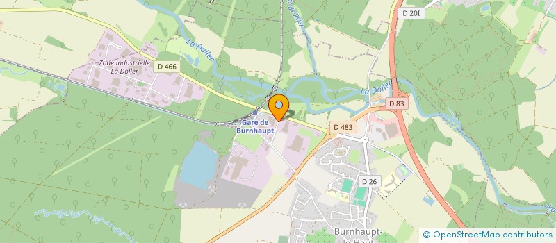 localisation de l'entreprise S.N.B. SARL à BURNHAUPT-LE-HAUT