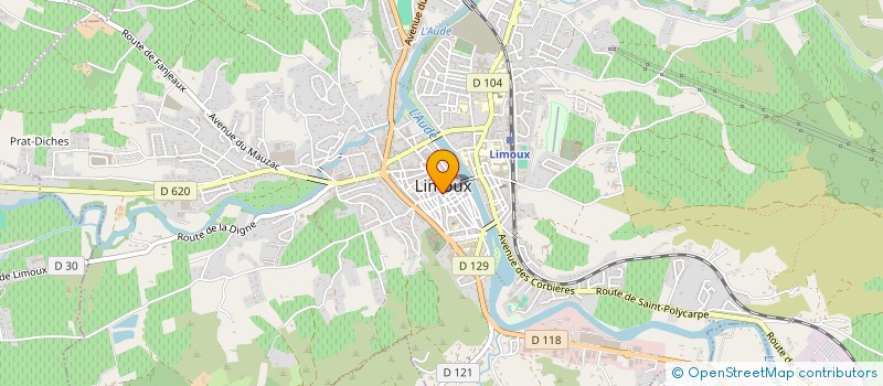 localisation de l'entreprise S.N.C. ALMARCHA à LIMOUX