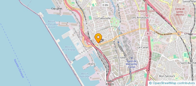localisation de l'entreprise S.N.C AMAOUCHE à MARSEILLE