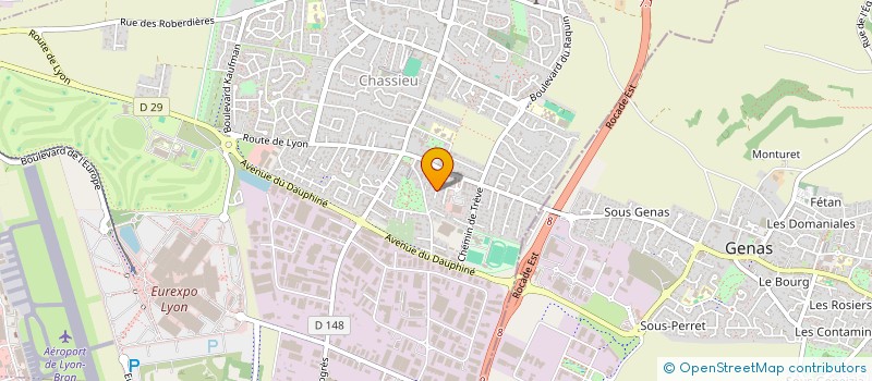 localisation de l'entreprise S.N.C. ASKARO  CHASSIEU