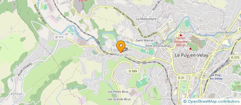 localisation de l'entreprise S.N.C. BAR DU ROCHER  ESPALY-SAINT-MARCEL