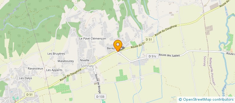 localisation de l'entreprise S.N.C. C.B.S.O  ANJOU