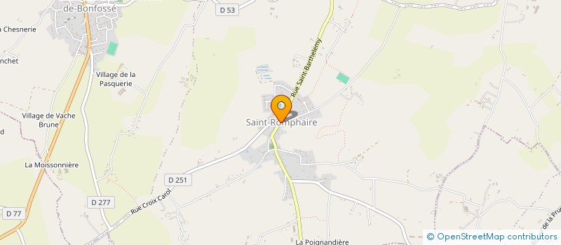 localisation de l'entreprise S.N.C. CUSSY LEPRINCE  BOURGVALLEES