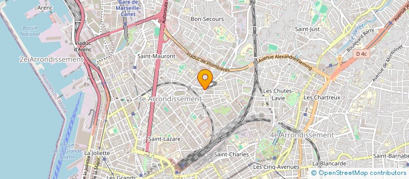localisation de l'entreprise S N C DAVIN à MARSEILLE