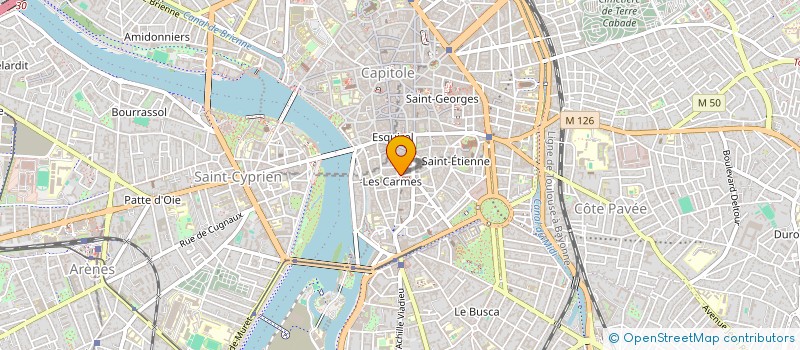 localisation de l'entreprise S.N.C.DES CARMES à TOULOUSE