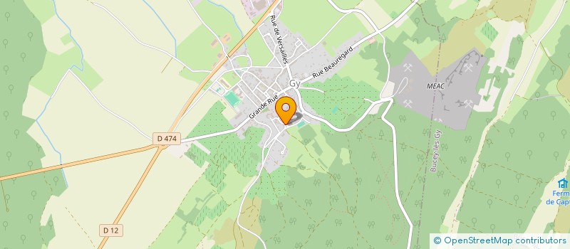 localisation de l'entreprise S.N.C. DUO  OISELAY-ET-GRACHAUX