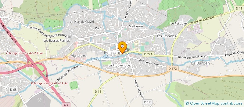 localisation de l'entreprise S.N.C. FABIO à PELISSANNE