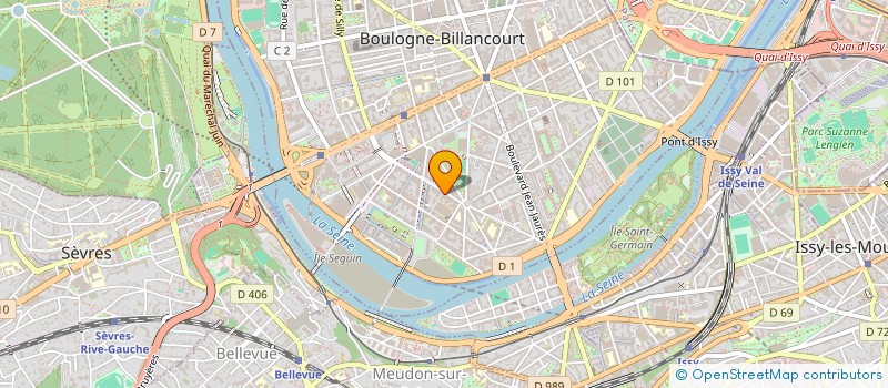 localisation de l'entreprise S N C FEREP KERMEN à BOULOGNE-BILLANCOURT