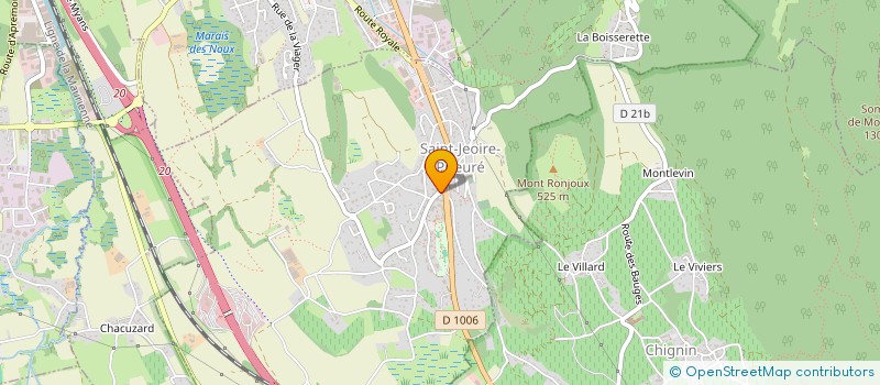 localisation de l'entreprise S.N.C. FOREST & REYMOND  SAINT-JEOIRE-PRIEURE