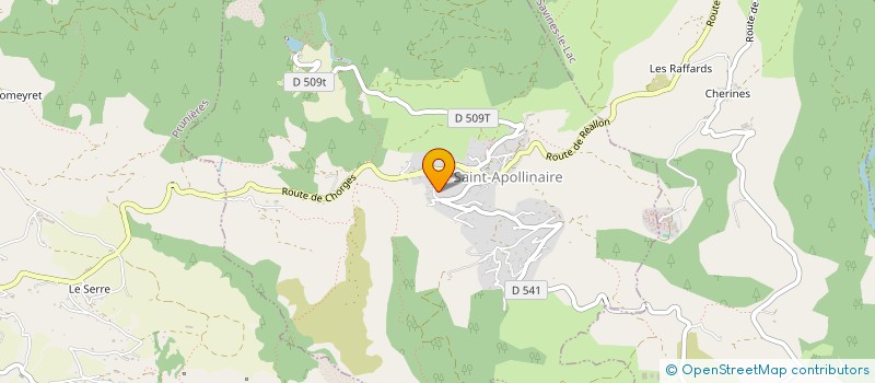 localisation de l'entreprise S.N.C. FRAMG  SAVINES-LE-LAC