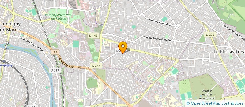 localisation de l'entreprise S.N.C.I  CHAMPIGNY-SUR-MARNE