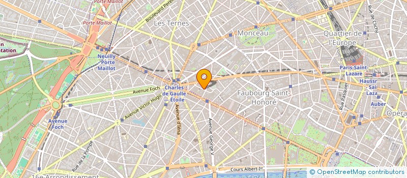 localisation de l'entreprise S.N.C. LA PLAGNE SAINT JACQUES 2014  PARIS