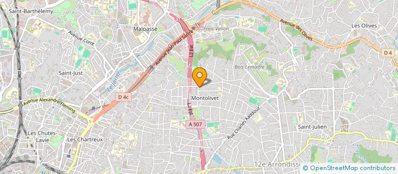 localisation de l'entreprise S.N.C. LE BIGONNET à MARSEILLE