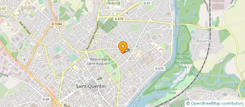 localisation de l'entreprise S.N.C. LE LONGCHAMP à SAINT-QUENTIN