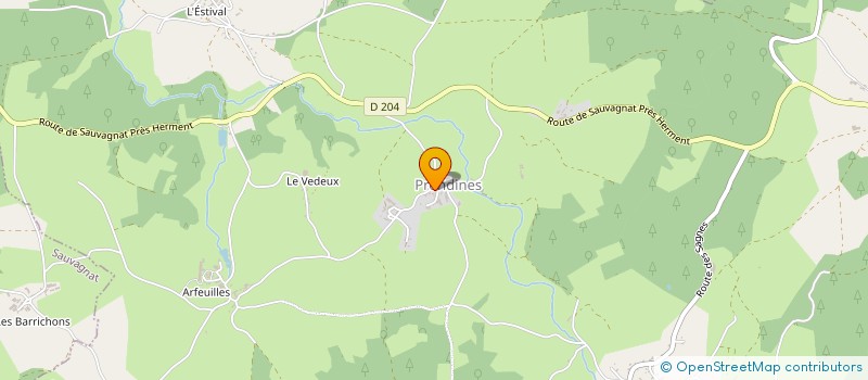 localisation de l'entreprise S.N.C POITOUT  HERMENT