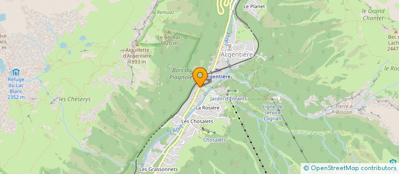 localisation de l'entreprise S.N.C. SCHRAMM  CHAMONIX-MONT-BLANC