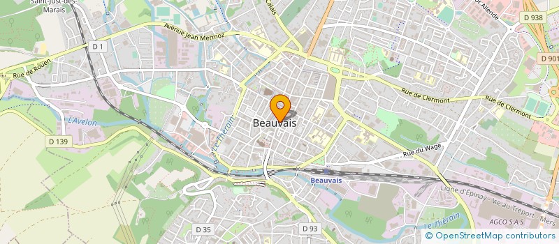 localisation de l'entreprise S.N.C. TABAC DU CHATEAU  SAINT-LEU-D'ESSERENT