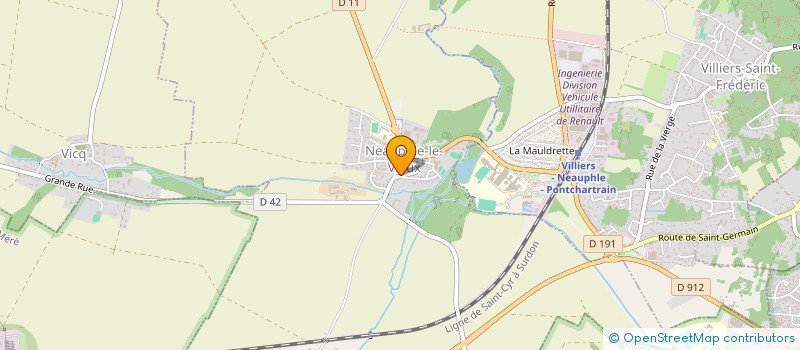 localisation de l'entreprise S.N.C. VYA24  NEAUPHLE-LE-VIEUX