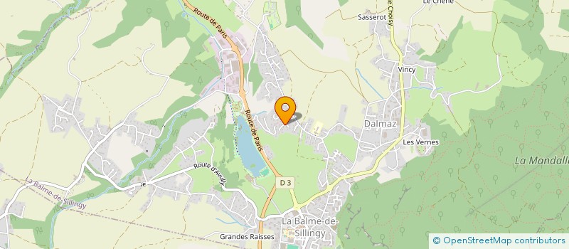 localisation de l'entreprise S.N.D.C  LA BALME DE SILLINGY