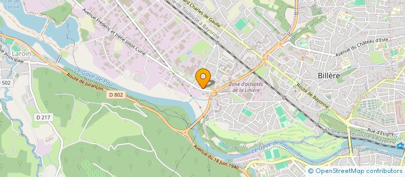 localisation de l'entreprise S.N.D (SOCIETE NOUVELLE DE DEVELOPPEMENT) à LONS