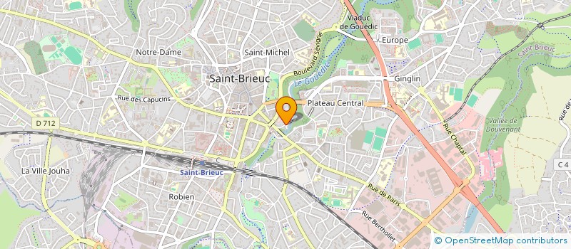 localisation de l'entreprise S.N DU PLATEAU CENTRAL DE ST BRIEUC à SAINT-BRIEUC
