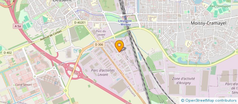 localisation de l'entreprise S.N.E à MOISSY-CRAMAYEL