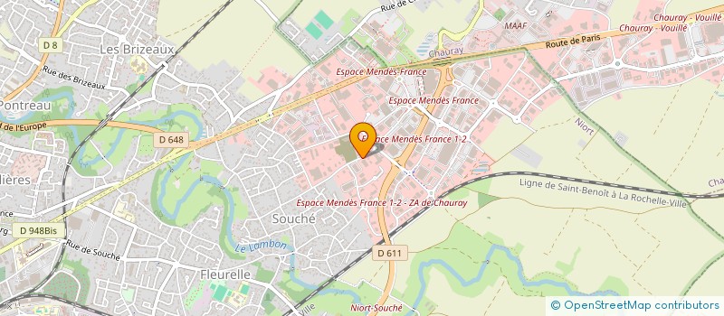 localisation de l'entreprise S.N.G.C. - SOCIETE NIORTAISE DE GENIE CLIMATIQUE à NIORT