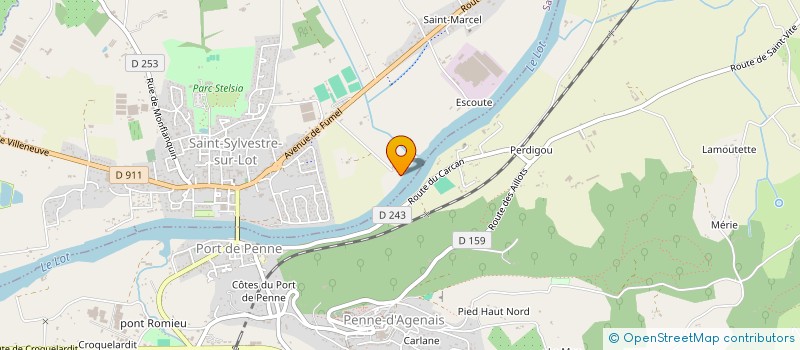 localisation de l'entreprise S.N.I.T.V.E  SAINT-SYLVESTRE-SUR-LOT