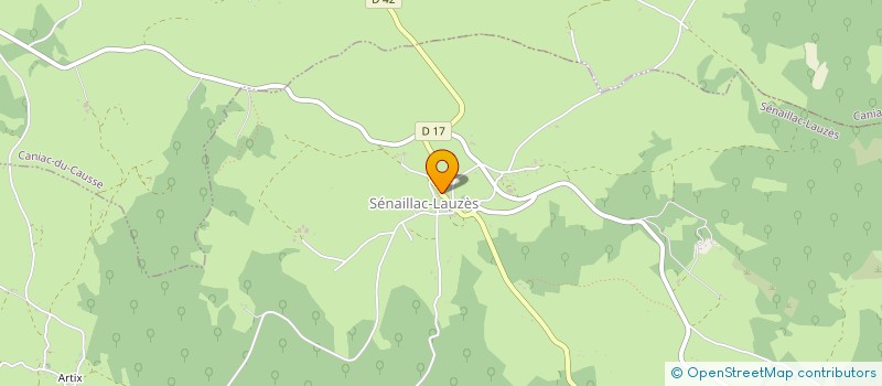 localisation de l'entreprise S.N.J.P.  LAUZES